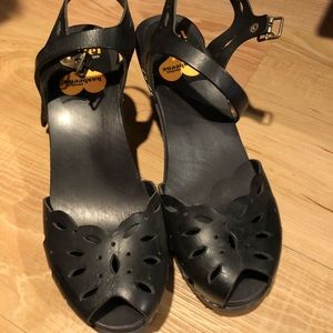 Swedish hasbeens Black peep toe
